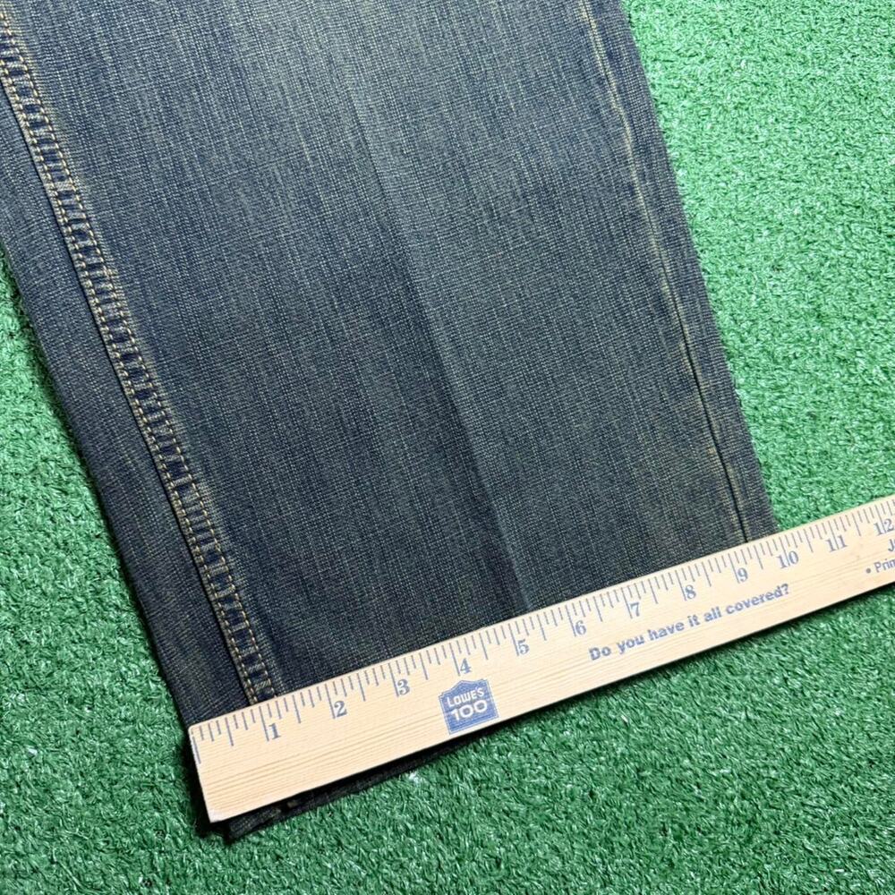 Platinum FUBU Harlem Globetrotters Baggy Jeans 40x32 Y2K Hip Hop Denim - Picture 7 of 8